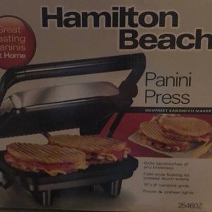Gourmet panini sandwich maker